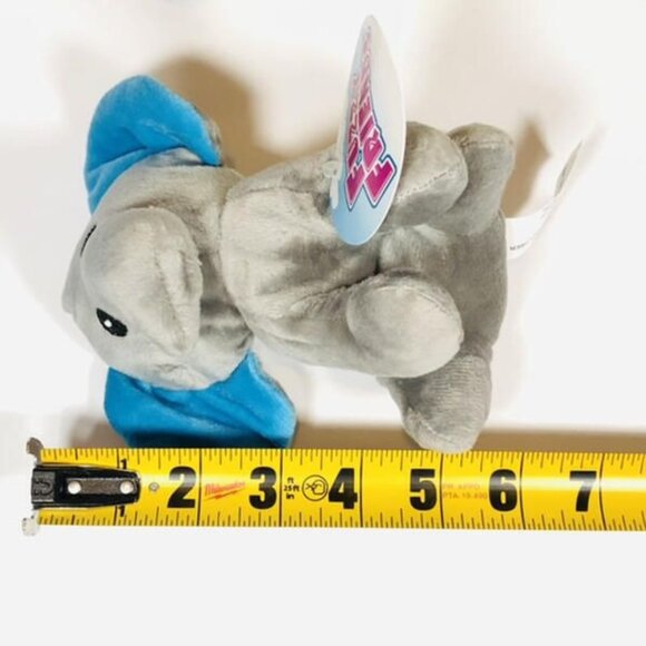 New Lot of 4 Fuzzy Friends Plush Stuffed Animal Toy Elephant Frog Dog Giraffe - Picture 6 of 8